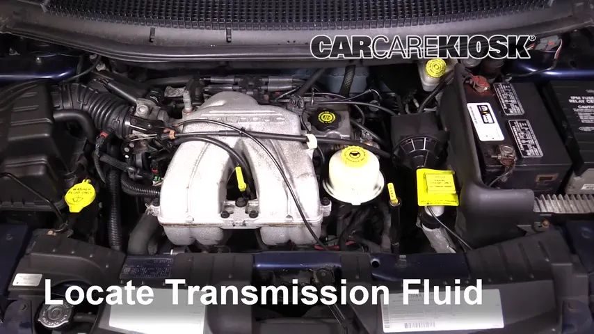 2001 Dodge Caravan SE 2.4L 4 Cyl. Transmission Fluid Check Fluid Level
